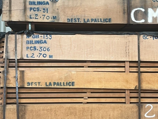 Lambourde bois exotique Bilinga prix discount